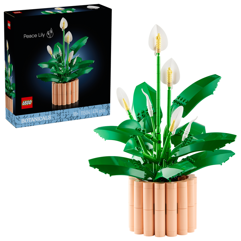 LEGO® Botanicals Fredslilja Blomsterprydnad 11504
