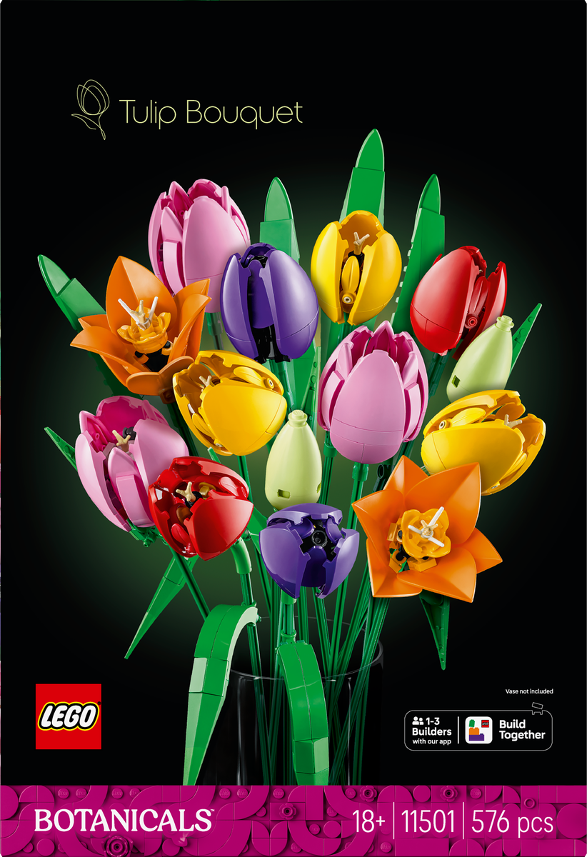 LEGO® Botanicals Bukett med tulpaner Blomsterprydnad 11501