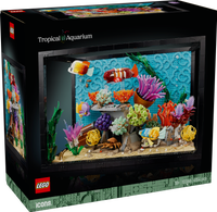 LEGO® Icons Tropiskt akvarium, Byggset med prydnadsakvarium för vuxna 10366