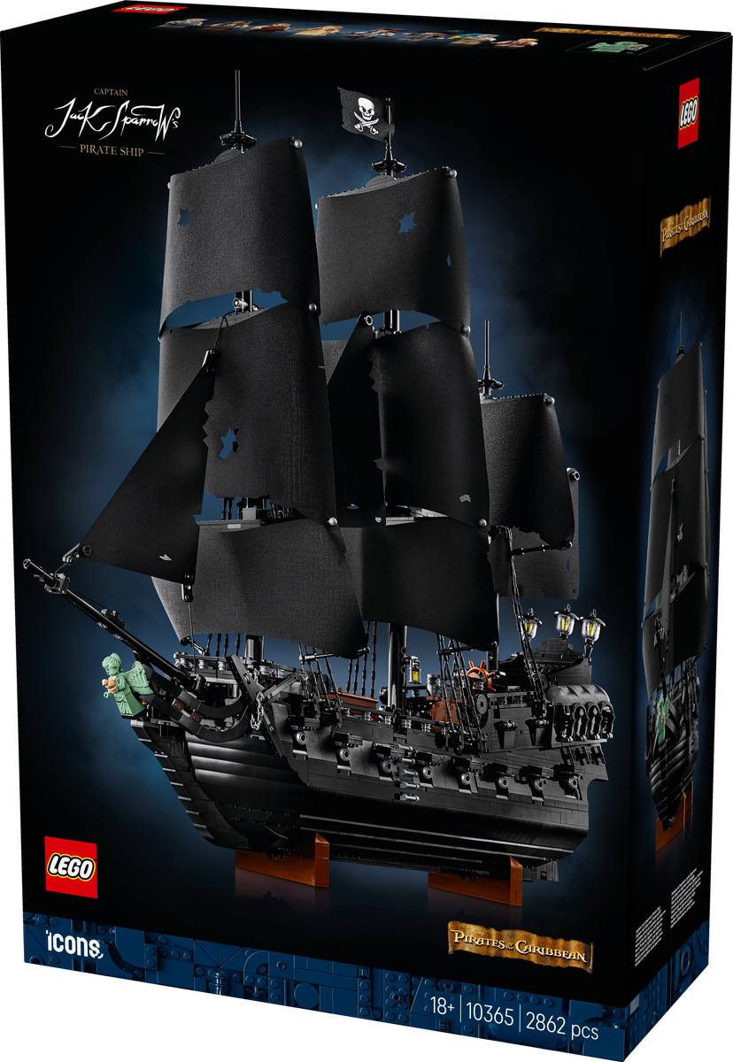 LEGO® Icons Kapten Jack Sparrows piratskepp, Byggset för vuxna 10365