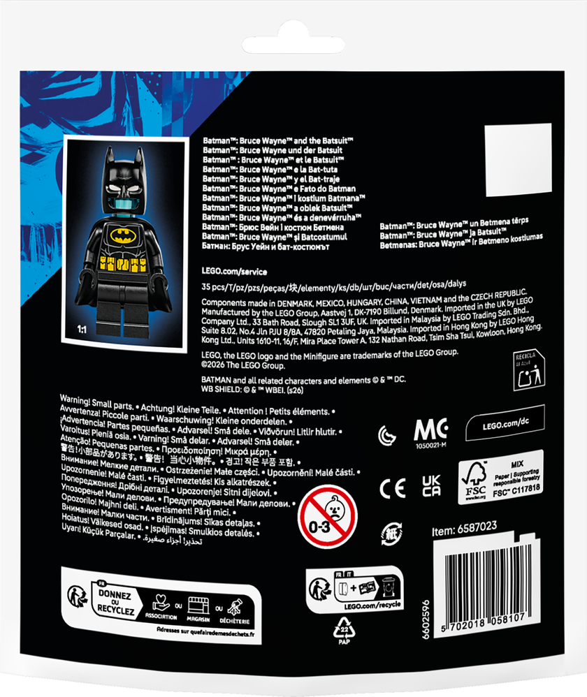 LEGO Batman™: Bruce Wayne™ och Batsuit™