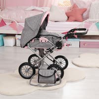 Humble&Heart, Dockvagn Deluxe 55 cm Grå