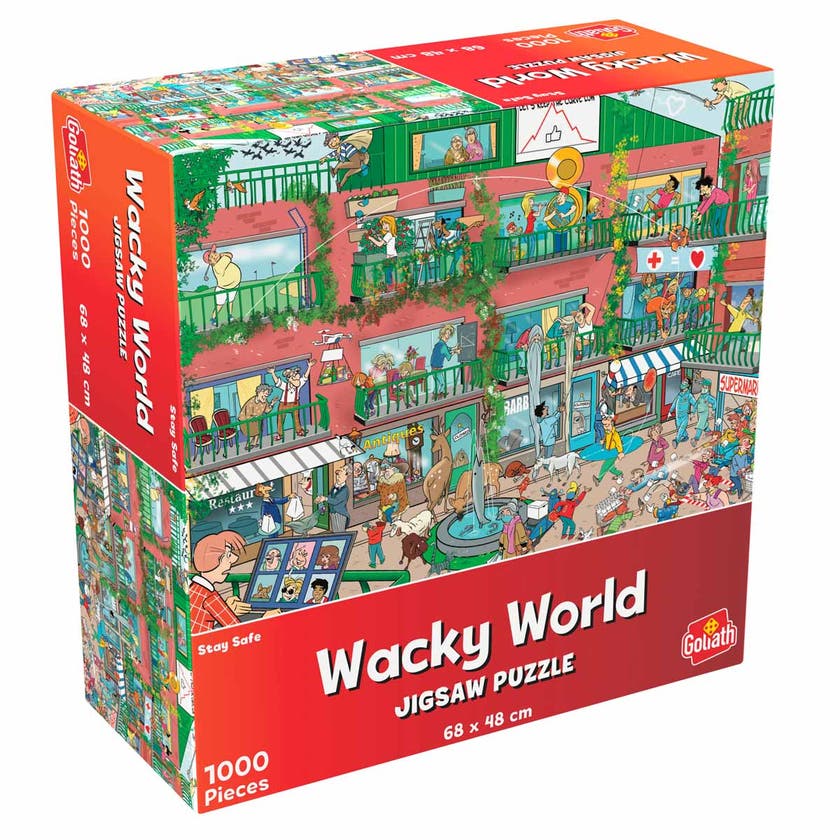 Wacky World Stay Safe 1000 Bitar