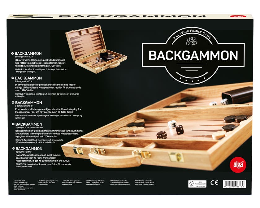 Alga, Backgammon