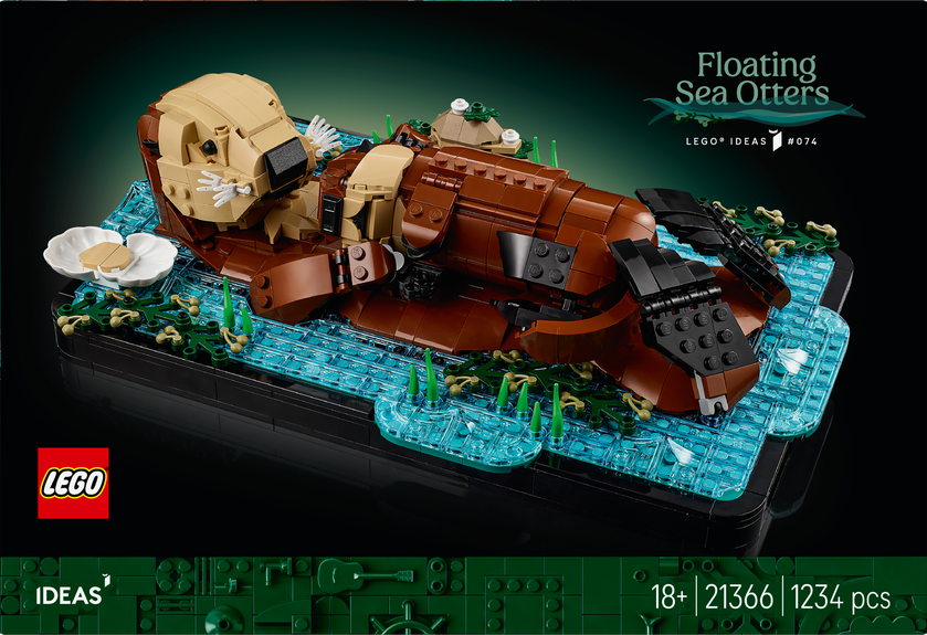 LEGO® Ideas Flytande havsuttrar Byggset 21366