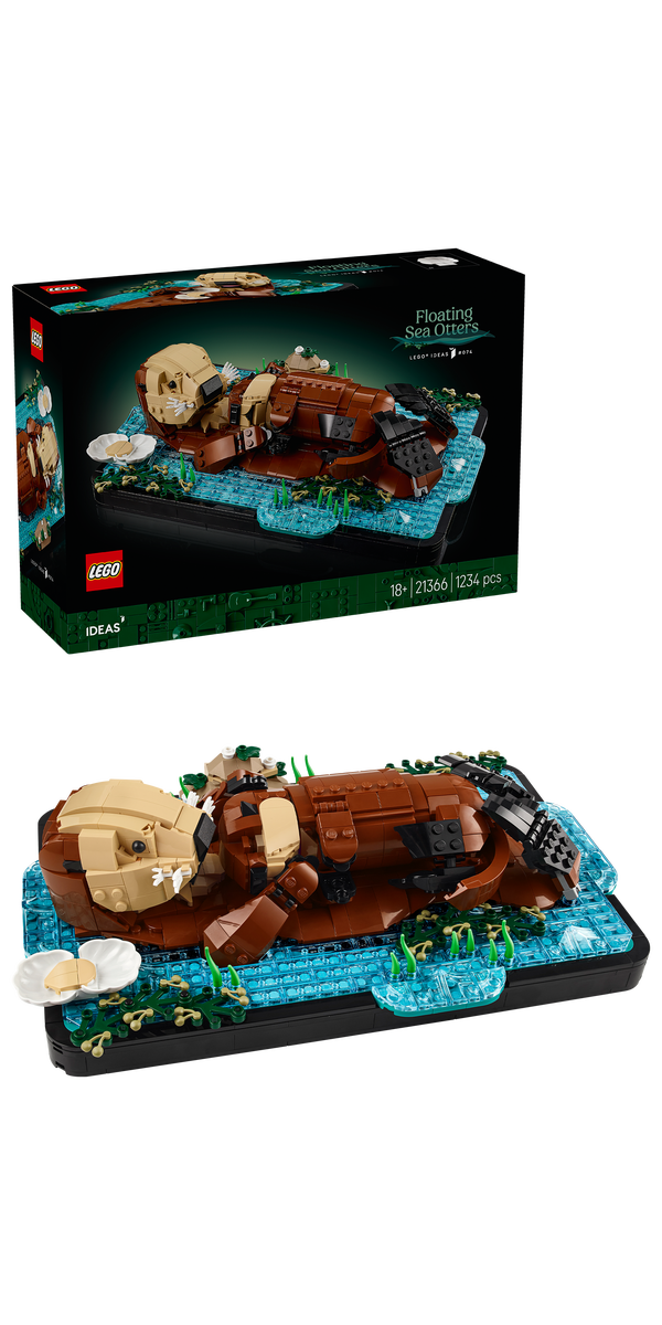 LEGO® Ideas Flytande havsuttrar Byggset 21366