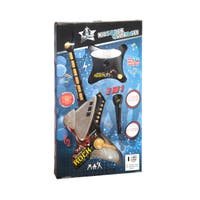 Stage, Batteridriven rockgitarr med mikrofonstativ