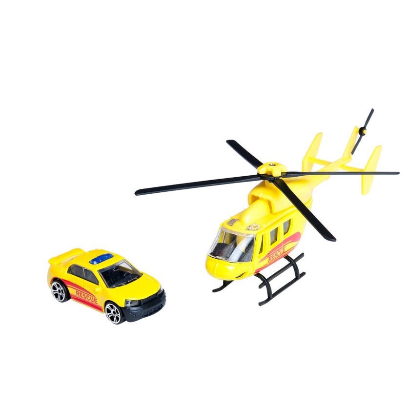 Teamsterz, Utrycknings helikopter o fordon