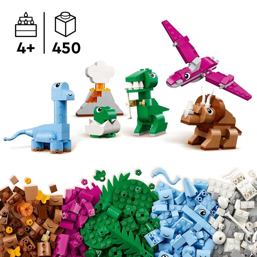 LEGO Classic 11041, Kreativa dinosaurier