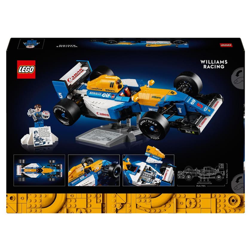 LEGO Icons 10353, Williams Racing FW14B & Nigel Mansell