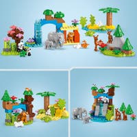 LEGO DUPLO Town 10446, 3-i-1 Vilda djurfamiljer