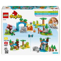 LEGO DUPLO Town 10446, 3-i-1 Vilda djurfamiljer